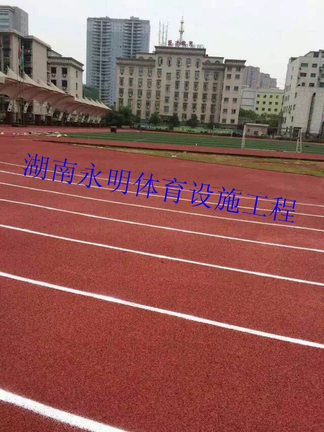 MG娱乐电子游戏网站学校塑胶跑道 复合型塑胶跑道 运动场地跑道(图2)